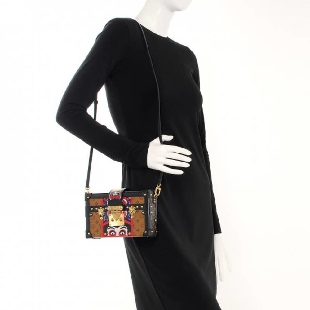 Louis Vuitton Petite Malle Kabuki Reverse Monogram Japan trunk crossbody LV bag - Picture 3 of 11